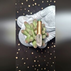 Secret Garden Quartz Bullet Pendant